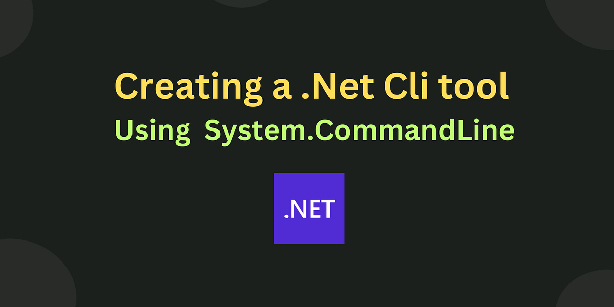 Creating and installing a CLI tool with .net