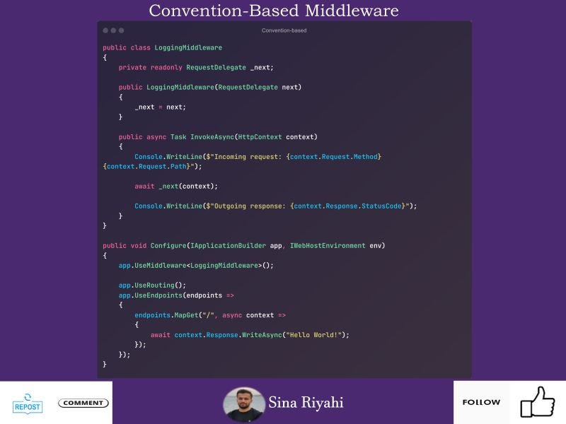 Convention-Based Middleware