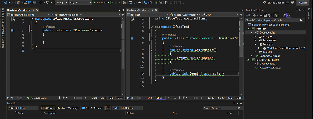 A good replacement for the InterfaceGenerator
