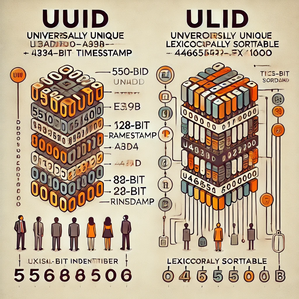 UUID (GUID) vs ULID in C#