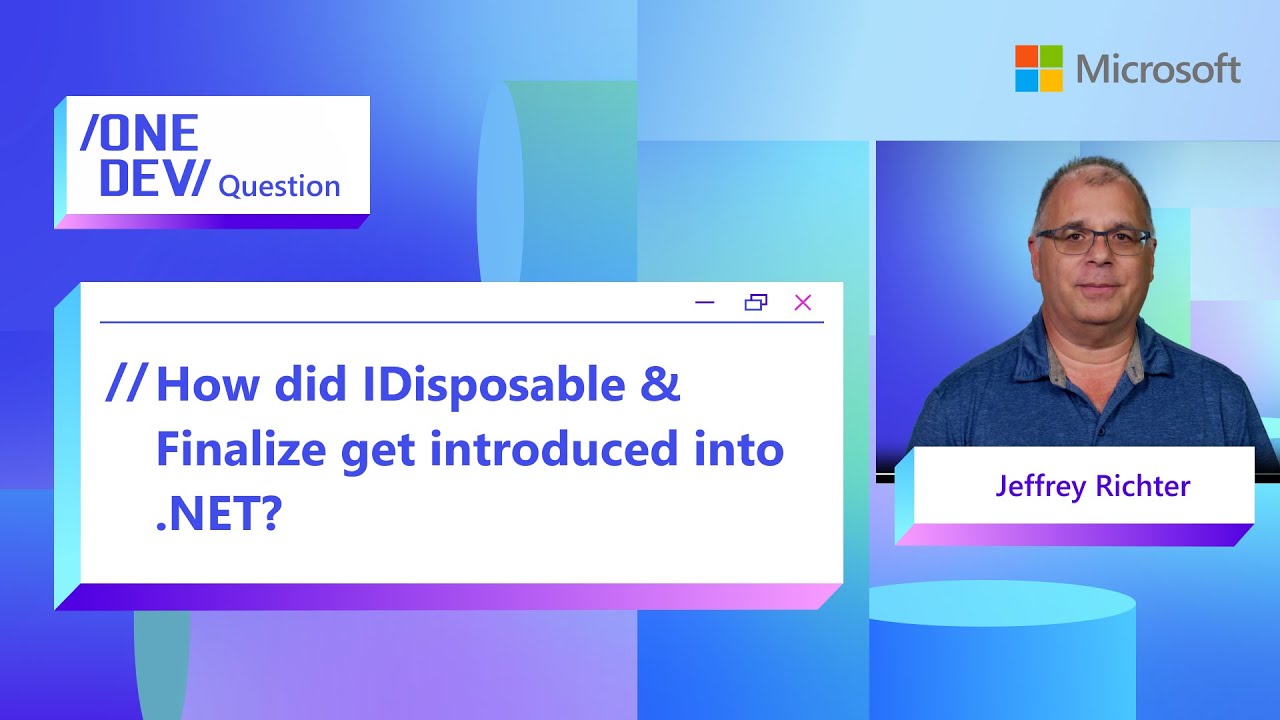 How did IDisposable and Finalize get introduced into .NET?