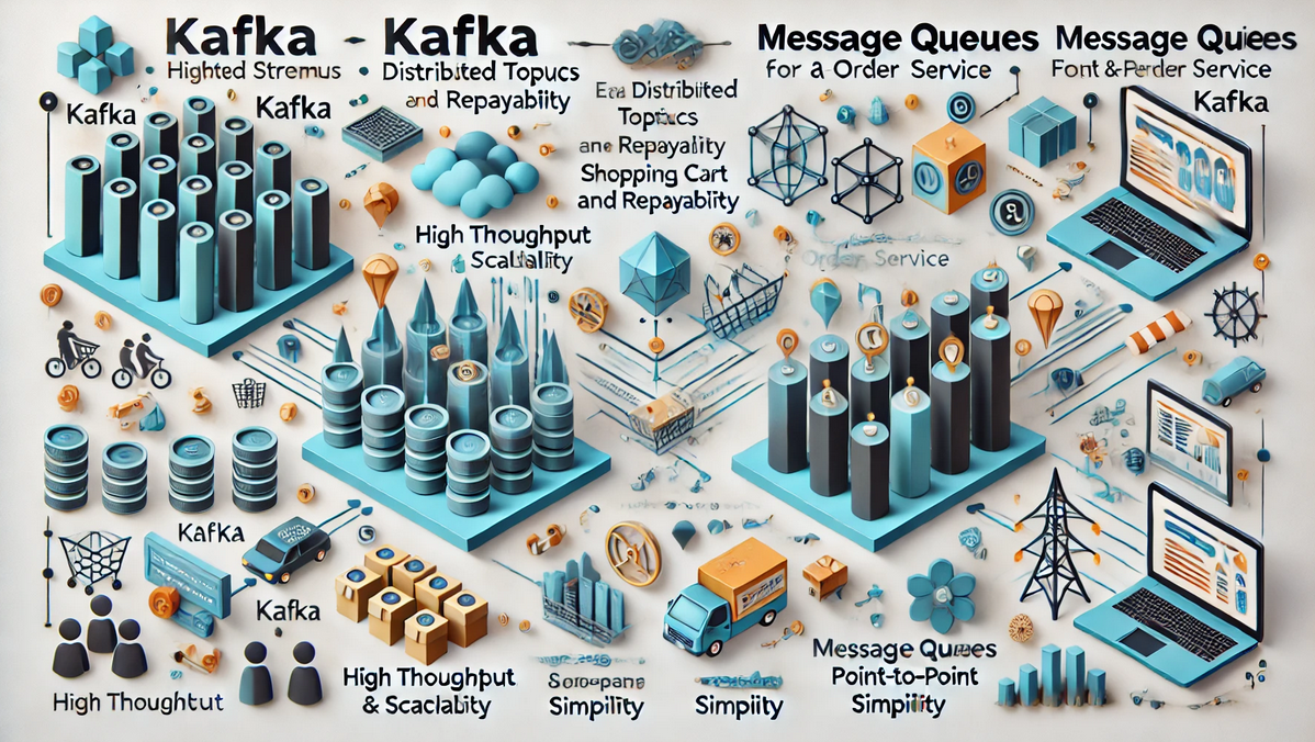 Implementing Shopping Cart and Order Service with Kafka and Message Queues: A Comparative Analysis