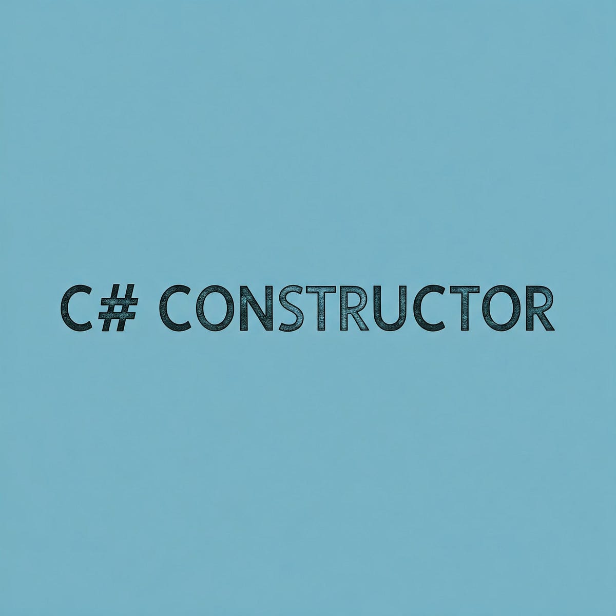 C# — Constructor